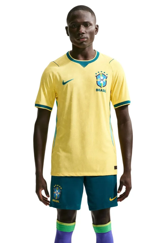 Camisa do Brasil Jogador Amarela